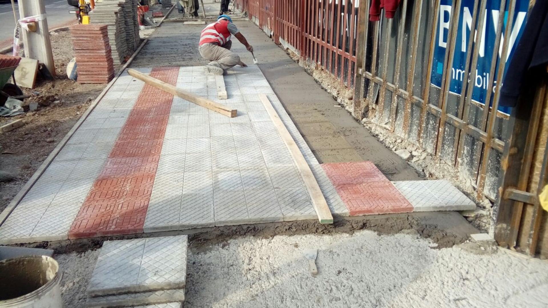 Flota de vehículos de obra